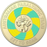 2020 Australian Paralympic Team Coloured $2 Pack