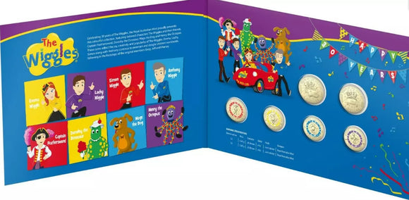 2021 The Wiggles Coin Collection - Celebrating 30 Years