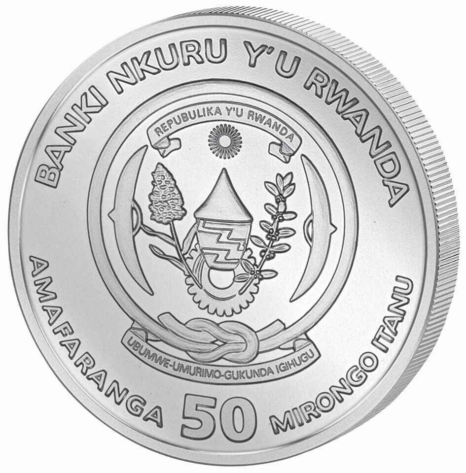 2024 Rwanda Year of the Dragon 1oz Silver Coin Thompsons Coins