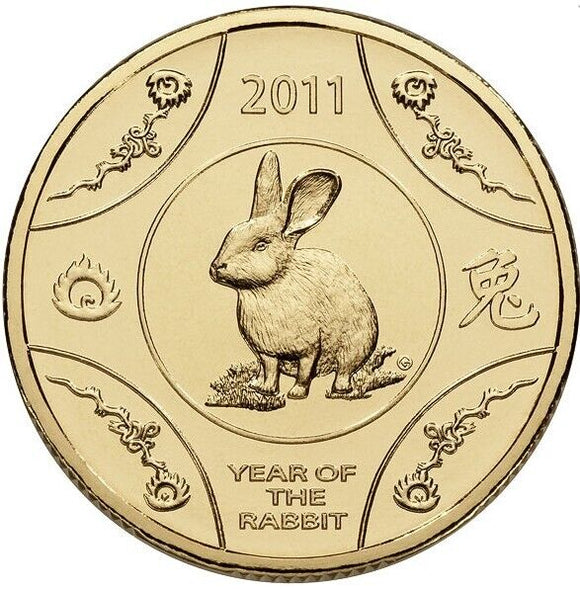 2011 $1 Year of The Rabbit Uncirculated Coin