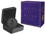 2022 Canada $20 1oz Silver & Black Rhodium Elizabeth II Royal Cypher Gem Proof Coin