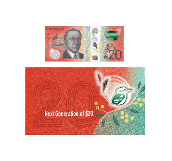 Next Generation $20 Note Folder