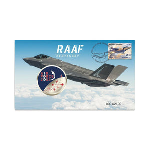 2021 RAAF Centenary Stamp and Medallion Cover