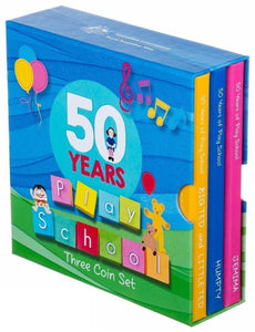 2016 50th Anniversary of Play School 50c Coloured 3 Coin Box Set