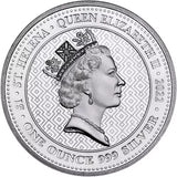 2022 Saint Helena The Queen's Virtues: Truth Silver 1oz Coin