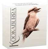 2022 2oz Silver Proof High Relief Gilded Kookaburra