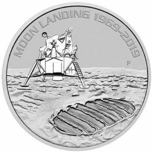 2019 Moon Landing 1oz Silver Coin