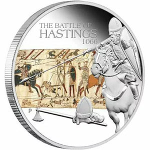 2009 Famous Battles in History - Hastings 1oz Silver Proof Coin