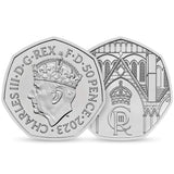 2023 GB The Coronation of His Majesty King Charles III 50p BU Coin