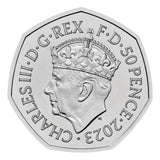 2023 GB The Coronation of His Majesty King Charles III 50p BU Coin