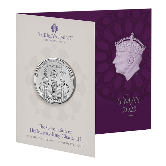 2023 GB Coronation of His Majesty King Charles III £5 BU Coin