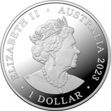2023 Australia's Most Dangerous - Australian Box Jellyfish - $1 1oz Silver Coin