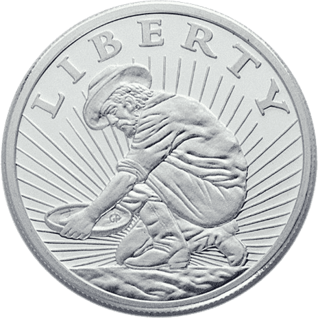1oz Silver Round (California Diamond Jubilee 1925 Half Dollar Replica)