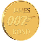2020 007 James Bond 0.5g Gold Coin in Card