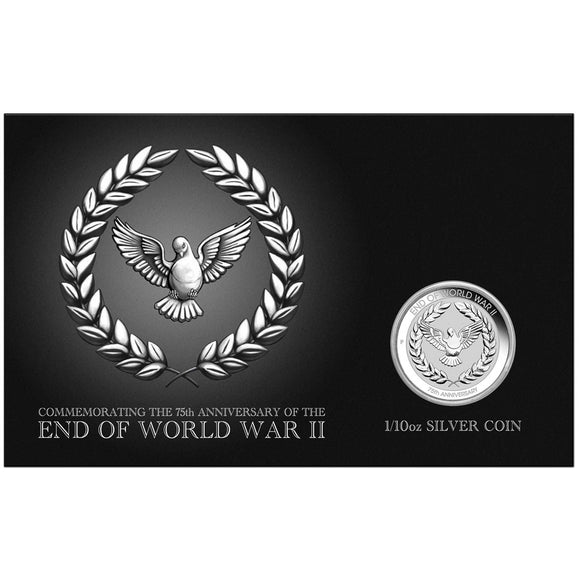 2020 75th Anniversary of The End of World War II 1/10oz Silver Coin
