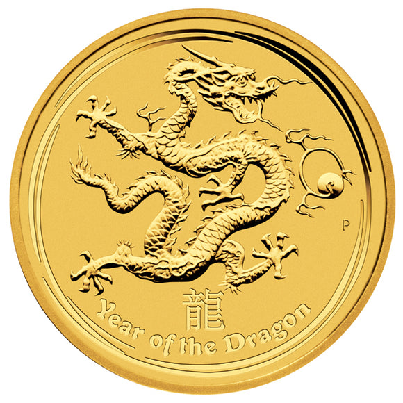 2012 1/10oz Gold Dragon