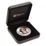 2018 Puppies Beagle 1/2oz Silver Proof Coin