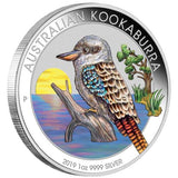 2019 Kookaburra World Money Fair 1oz Silver Coloured Proof Coin