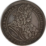 1698 KB Hungary Thaler Leopold I EF