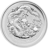 2012 10oz Silver Year of the Dragon Coin