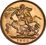 1902 Perth Sovereign EF
