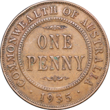 1935 Penny Lamination Peel VF