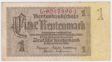 1937 Germany 1 Rentenmark Fine