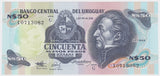 1988-1990 (No date) Uruguay 50 Nuevos Pesos UNC