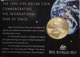 1992 $5 International Year of Space UNC