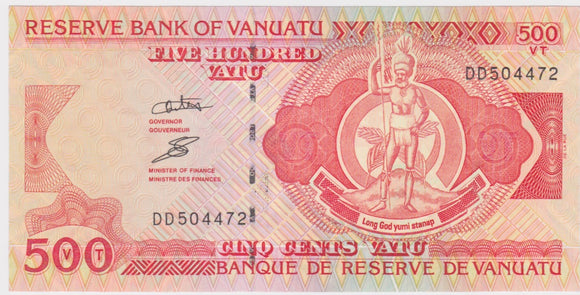 1982 Vanuatu 500 Vatu UNC