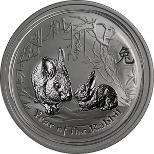 2011 1oz Silver Year of the Rabbit