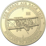 2019 Centenary of Vickers "Vimy" G-EAOU England to Australia $1 PNC