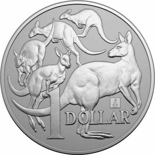 2023 Australia $1 1-oz Silver 30th Anniversary Kangaroo Mob of