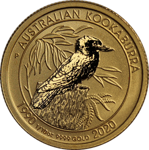 2020 1/10oz 30th Anniversary Gold Kookaburra Coin