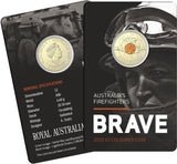 2020 $2 Firefighter Brave in Card