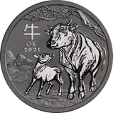 2021 1/2oz Silver Year of the Ox Coin