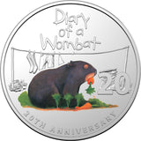 2022 20th Anniversary of Diary of a Wombat – 20c Special Edition Book and Coin