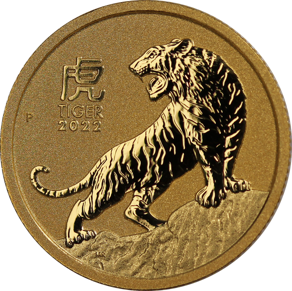 2022 Year of the Tiger 1/10oz Gold Coin