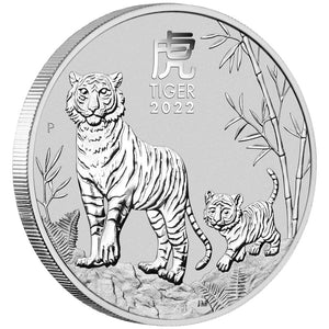 2022 Year of the Tiger 2oz Silver Coin