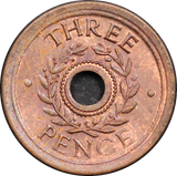 Australia 1943 Hay Internment Camp Threepence ChUNC