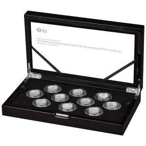 GB 2021 Queens Beasts Completer 1/4oz Silver Proof Set