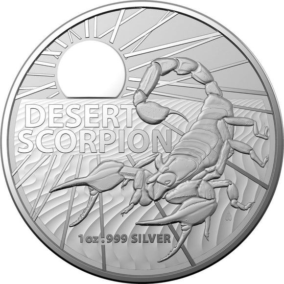 2021 Desert Scorpion 1oz Silver Coin