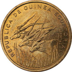 Equatorial Guinea 1985 25 Francos UNC