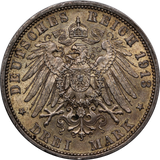 Germany Prussia 1913 3 Mark gVF
