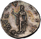 Rome Hadrian Silver Denarius 117-138AD EF