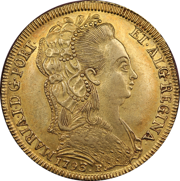1793 Brazil Maria Half Johanna gVF
