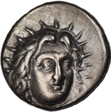 Caria, Rhodes Silver Didrachm c. 250 BC gVF