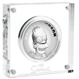 2021 Homer Simpson High Relief 2oz Silver Proof Coin