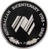 1988 Bicentennial Living Together Silver Medallion