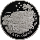 1988 Bicentennial Explorers Pioneers Silver Medallion